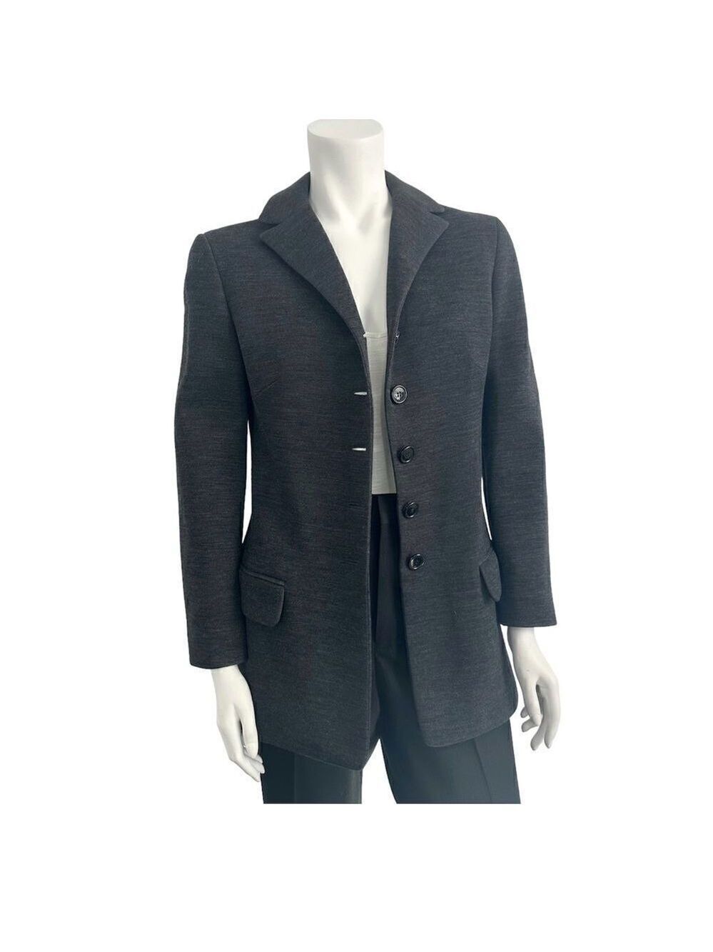 Gianfranco Ferre Grey Wool Blend Blazer